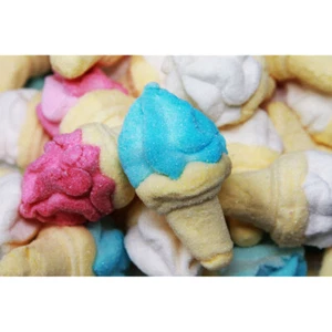 Mellow Zucchero Effervescente Bunte Speck Cornetto Gelato 3fach Assortiti - Foto 1 di 1