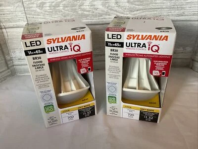 SYLVANIA 11-Watt Ultra iQWireless Control BR30 LED Interior Flood Light 2 Bulbs - Image 1 of 4