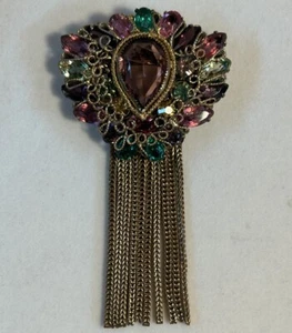 Broche colgante vintage años 50 ORIGINAL BY ROBERT FIRMADO - Imagen 1 de 7
