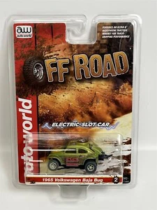 VW Baja Bug 1965 Green X Traction Off Road HO Scale Auto World SC375-2 - Picture 1 of 8