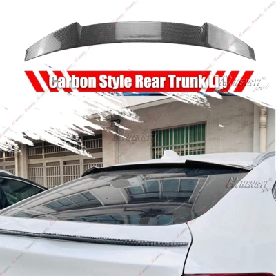 Kit de labios de alerón de techo trasero estilo carbono para BMW X6 F16 P 2015-2019 Foto 1 de 4