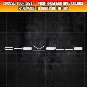 Chevelle Decal for Cars, Trucks, Laptops, Rock Decal Sticker - Picture 1 of 1