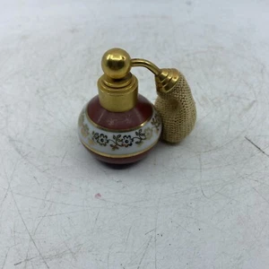 Vintage Keramik Parfümzerstäuber 6,5 cm hoch, Blumenmuster - Bild 1 von 7
