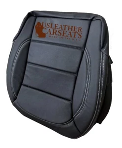 For 2012-2015 Mercedes Benz ML350 4Matic Driver Bottom Leather Seat Cover Black - Picture 1 of 7