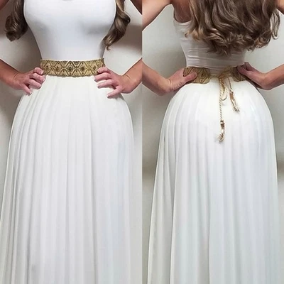 Cinturón vintage años 60 seda oro plata metal filigrana bordado borla cintura lazada Foto 1 de 4