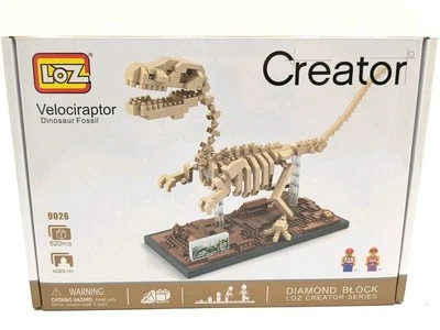 LOZ 9026 Dinosaurio Velociraptor Nuevo 620 Piezas Bloques de Construcción Nuevo Sellado  Foto 1 de 2