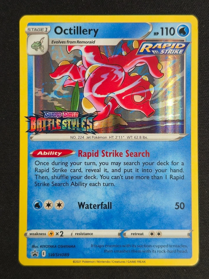 Octillery - (Prerelease) SWSH089 SWSH: Sword & Shield Promo Cards Holo Stamped - Image 1 of 2