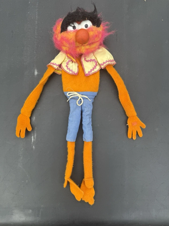 Винтаж 1978 Jim Henson The Muppets животное барабанщик 26» кукла Fisher Price - Изображение 1 из 4