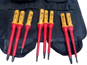 TREU isolierter Schraubendreher Satz 7-teilig VDE Flach Kreuzschlitz Torx - Bild 1 von 12