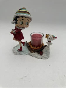 Betty Boop, Toasty Warm, Lighted Figurine Danbury Mint, MINT, ORIGINAL CANDLE - Picture 1 of 7