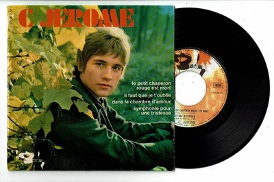 C. JEROME Vinyle 45T EP LE PETIT CHAPERON ROUGE EST MORT -D'AMOUR -BARCLAY 71217 - Photo 1/2