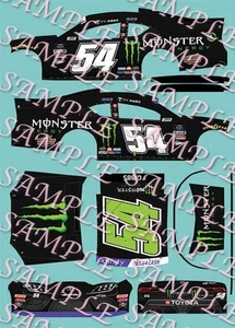 PreOrder 2022 Ty Gibbs Monster Martinsville Xfinity 1/64 Peel& Stick Decals - Bild 1 von 1