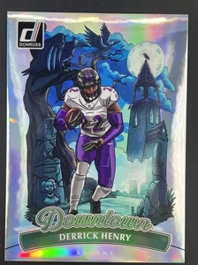 2025 Panini Donruss - Derrick Henry DOWNTOWN #3 Baltimore Ravens Oversized Jumbo - Picture 1 of 2