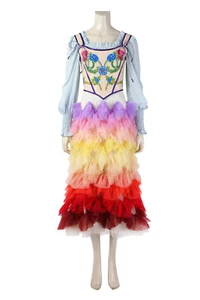 New The Ballad Of Songbirds And Snakes Lucy Dress Halloween Cosplay Uniform - Picture 1 of 17