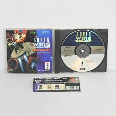 SUPER WING COMMANDER SPINE CARD * 3DO 3d - Image 1 of 2
