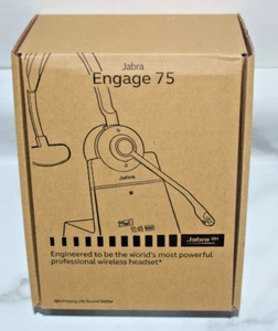 JABRA WHB050BS, WHB051HS ENGAGE MONO BEZPRZEWODOWY ZESTAW SŁUCHAWKOWY 75 9556-583-125 ~ ZAPIECZĘTOWANY! - Zdjęcie 1 z 11