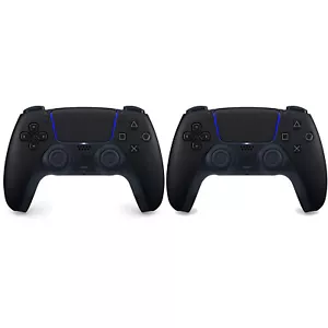 2er-Pack Sony PlayStation 5 DualSense Wireless Controller - Mitternachtsschwarz - Bild 1 von 4