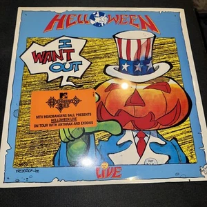 Helloween - I Want Out Live - With Hype Sticker (Vinyl LP 12") Out Of Print! New - Picture 1 of 11