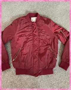 New Women Ladies Ma1 Bomber Jacket Vintage Summer Coat Flight Army Biker Retro - Picture 1 of 4