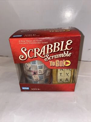 Scrabble Scramble To Go Game Travel Game Parker Brothers Hasbro 2+ Players NIB - Image 1 of 4