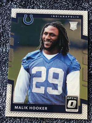 2017 Donruss Optic MALIK HOOKER Rookie RC Indianapolis Colts #118 - Image 1 of 3