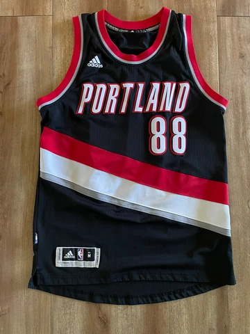 Adidas NBA Portland TrailBlazers Jersey  Batum #88 Basketball  Medium  France Cover