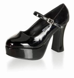 1 par de zapatos de salón de plataforma, negros, talla 39 Funtasma tacón alto Maryjane-50 - Imagen 1 de 1