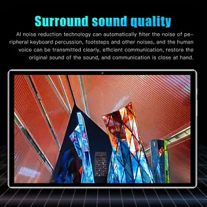 10.1in Tablet Android11 Dual SIM Tablet 8GB RAM 256GB ROM 1.5GHz Octa Core XAT - Picture 1 of 24