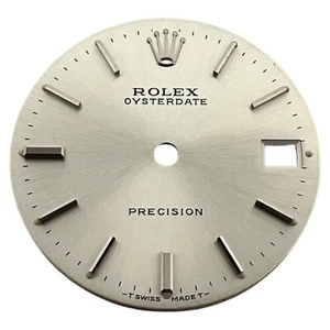 Rolex Oysterdate genuino precisión 31 mm esfera plata 6466 - Imagen 1 de 4