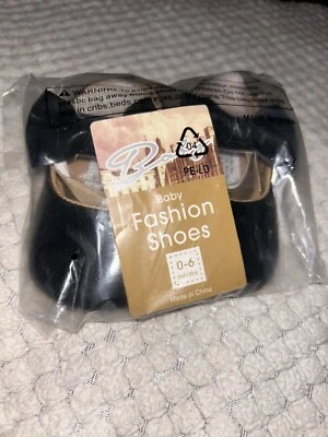 NUEVO Bebé Infante Niña Mary Jane Plano Moño Princesa Vestido Zapato 0-18m Negro S 1 Foto 1 de 4