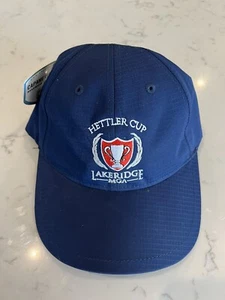 Hettler Cup Lakeridge MGA Golf Hat Baseball Cap Blue Adjustable Fast Ship - Picture 1 of 5