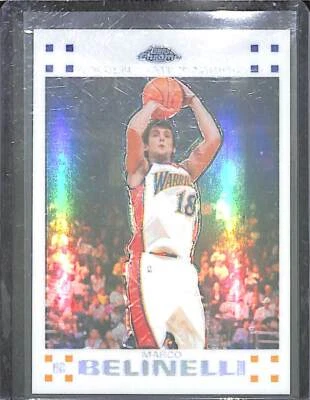  2007-08 Topps Chrome Basketball White Refractor Rookie #133 Marco Belinelli - Image 1 of 2