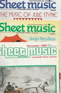 Sheet Music Magazine,1982, 1987 1989 Frosty the Snowman - see pictures   - Picture 1 of 4