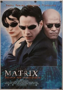 The Matrix - Original Filmposter - 27x40 - 1999 - NACHDRUCK STIL A - GRÖSSE LESEN - Bild 1 von 1
