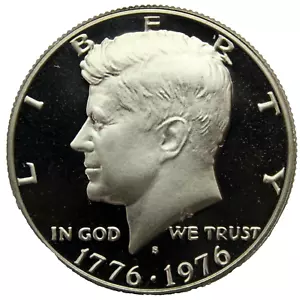 Medio dólar Kennedy a prueba 1776-1976-S - Imagen 1 de 2