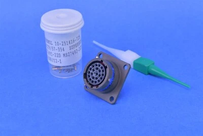 Amphenol Mil-Spec Circular Connector 22P Receptacle Female Crimp MS27497T12B35SB - Image 1 of 4
