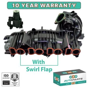 INLET MANIFOLD WITH ACTUATOR MOTOR FOR BMW 5 SERIES E60 E61, X1 E84, X3 E83 - Picture 1 of 12