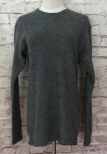 Suéter Jersey Frilo Mujer Gris Lana Cuello Redondo Talla Grande? * LEER * - Imagen 1 de 4