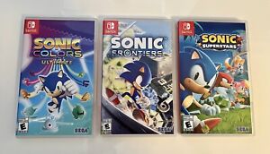 Sonic Superstars - Sonic Frontiers - Sonic Colors  - all for Nintendo Switch