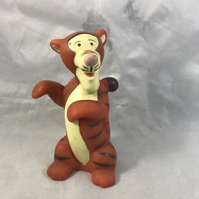 TIGGER Winnie the Pooh Vinyl Squeeze Toy 4.5 Inch Squeaky Toy Disney - Image 1 of 4