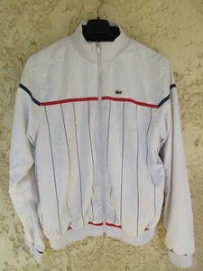 LACOSTE ANDY RODDICK Tennis Jacket Collection Jacket White 16 Years Fits S - Picture 1 of 12