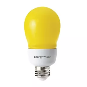 ENERGYWISER by BULBRITE Lighting Energy Smart CFL Bug Light 14W=60w A19 10K HOUR - Picture 1 of 4