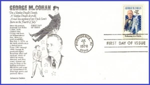 USA4 #1756 U/A ARISTÓCRATA FDC George M. Cohan - Imagen 1 de 1
