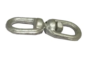 1/4" 6mm Galvanised Chain Mooring Swivel boat marine anchor - Picture 1 of 2