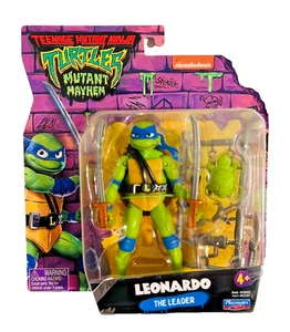 NUEVA Figura de Acción Teenage Mutant Ninja Turtles Mayhem 5" Pulgadas LEONARDO - Imagen 1 de 3