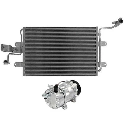 Condenser & Compressor For 2000-2006 Audi TT 05 Volkswagen Beetle - Image 1 of 4