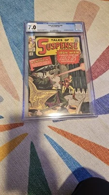 Tales of Suspense 50 CGC 7.0 1st Mandarin Off-White to White Foto 1 de 4