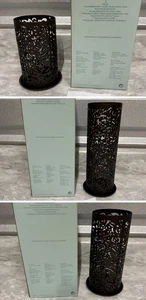 Matching Set Of 3 NEW Partylite Thai Inspiration Pillar Candle Sleeves W/Bases - Picture 1 of 18