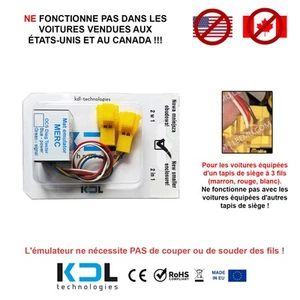 Siège Tapis Testeur Émulateur diagnostic pour Mercedes SLK R171 - Picture 1 of 2