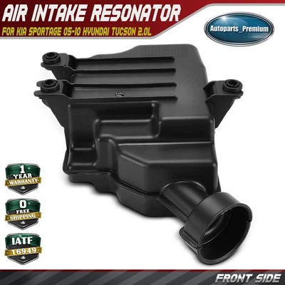 Ressonador de entrada de ar do motor para Kia Sportage 05-10 Hyundai Tucson 05-09 L4 2.0L - Imagem 1 de 4